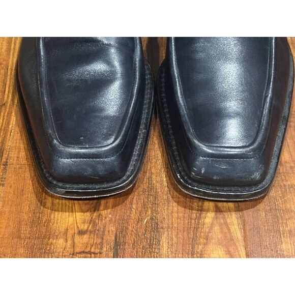Avventura Handmade Black Leather Made in Spain Slip-On Loafers Shoes Men’s 9.5 main image 4